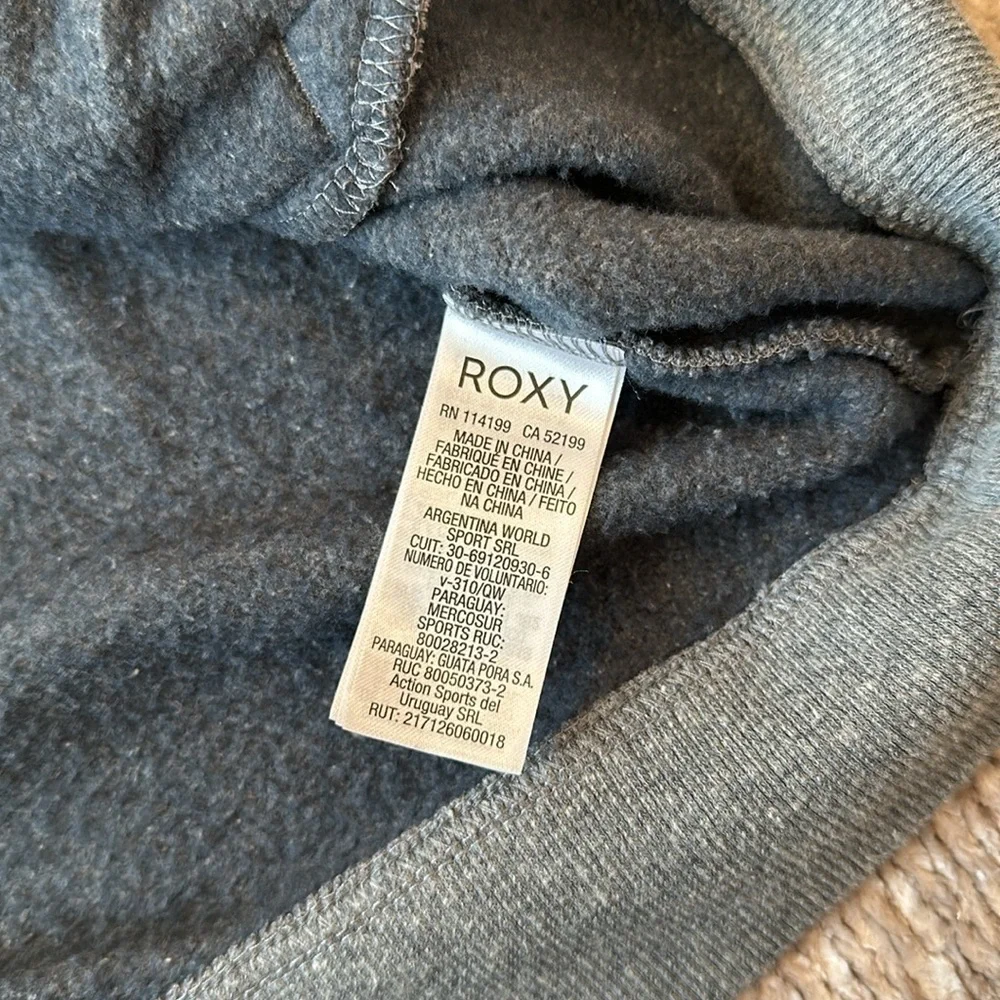 Roxy Fleece 1/4 Zip Pullover Sweatshirt
